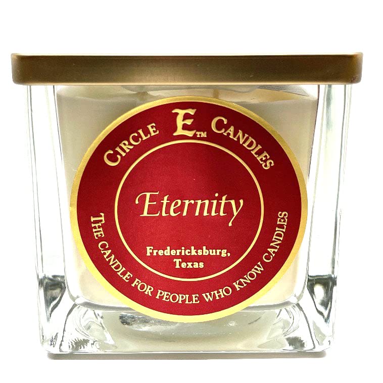 Circle E Candles - Eternity Scented Medium Jar Candle (22oz, 2-Wick) for Home Decor, Relaxation & Romantic Ambiance