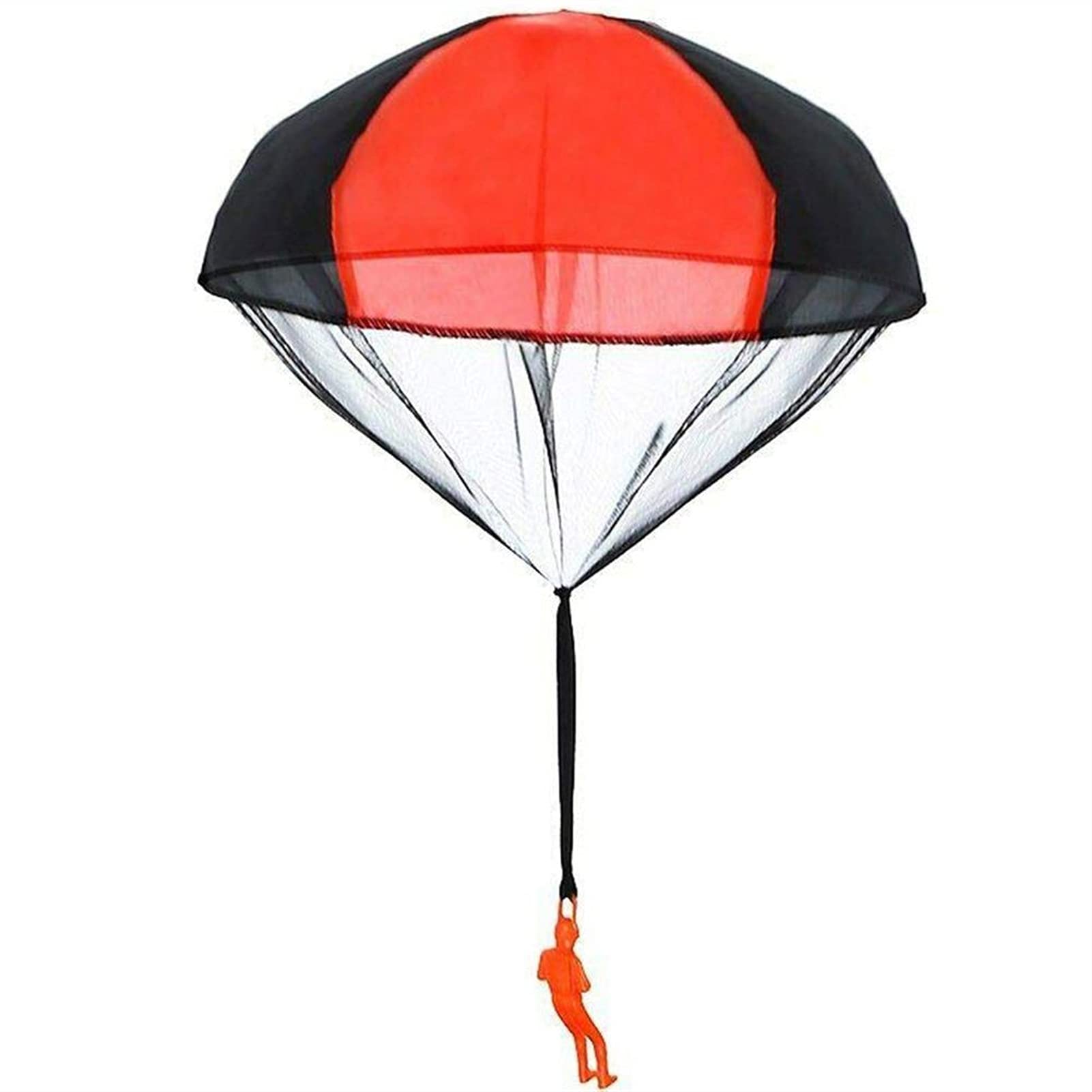 Hand Throwing Parachute Toy - Outdoor Fun & Educational Mini Fly Parachute Sport Game for Kids - Perfect for Backyard Play, Birthday Parties & School Activities