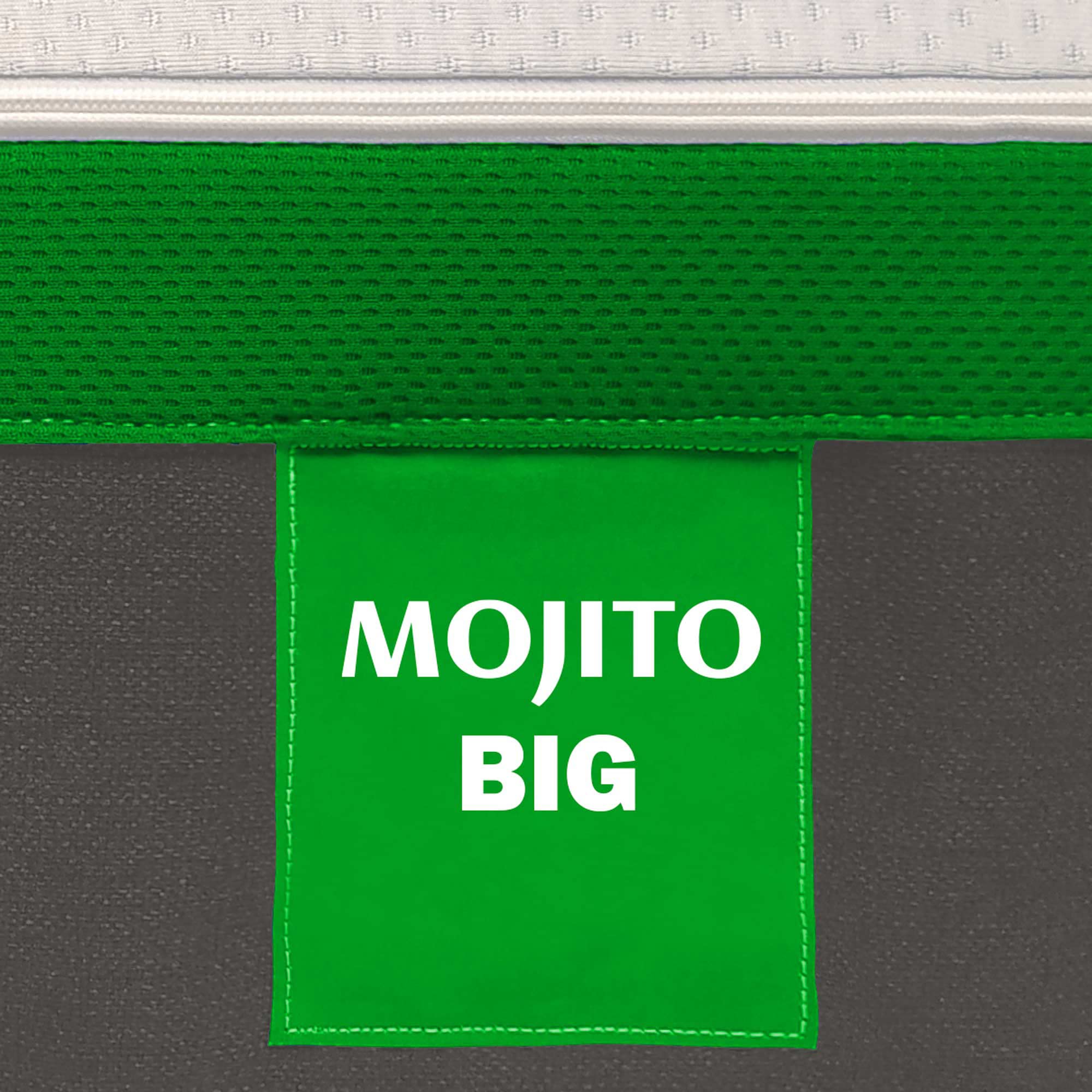 Baldiflex Mojito Big - 120x200cm H30cm Memory Foam Mattress - Removable Medical Device Top - Queen Size Viscoelastic Mattress for Back Pain Relief - Perfect for Guest Rooms & Small Apartments