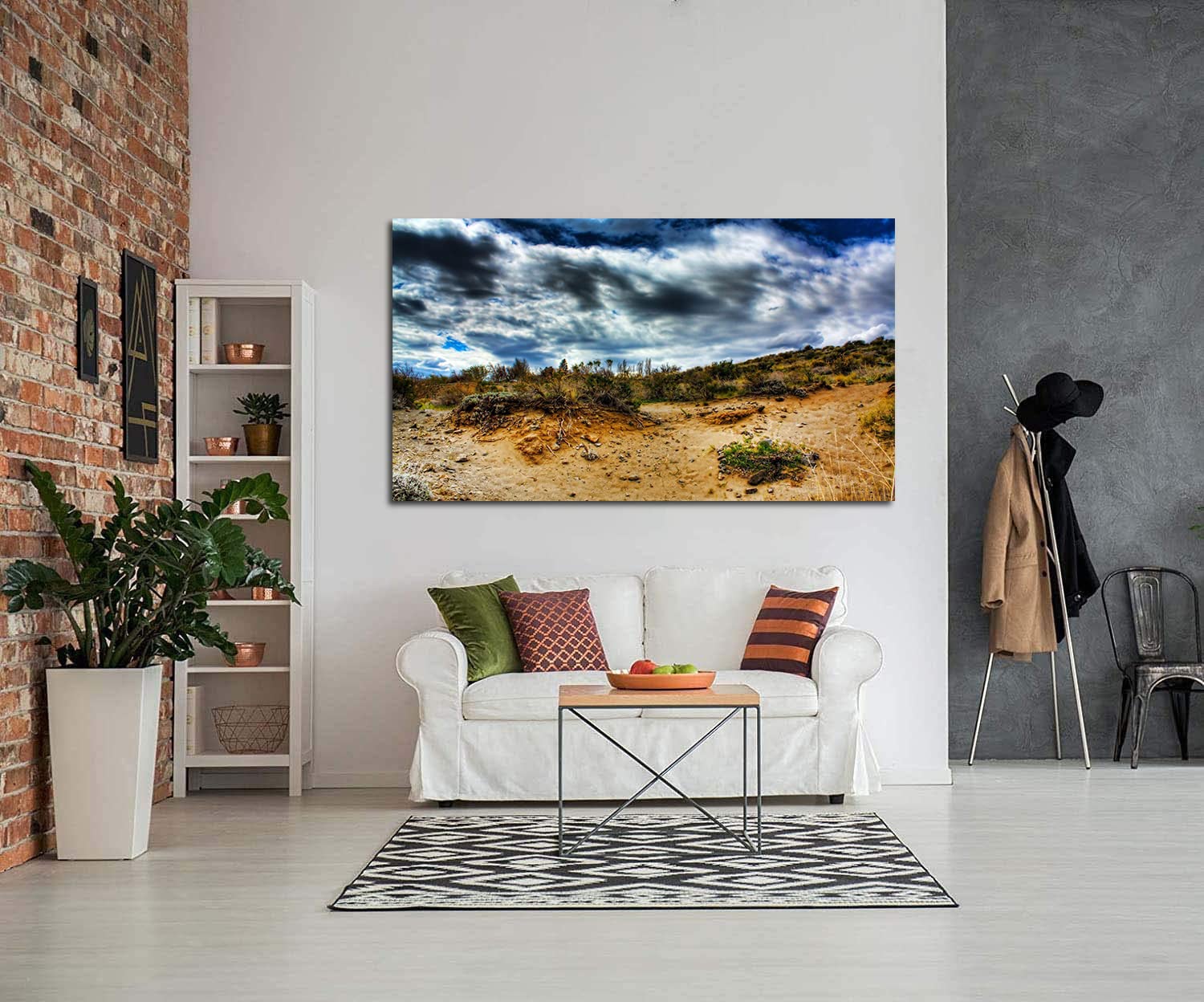 Barren Hill Canvas Art - Framed Landscape Painting for Wall Decor - Ready to Hang for Home, Office, Bedroom - Perfect for Living Room & Dining Room Decoration