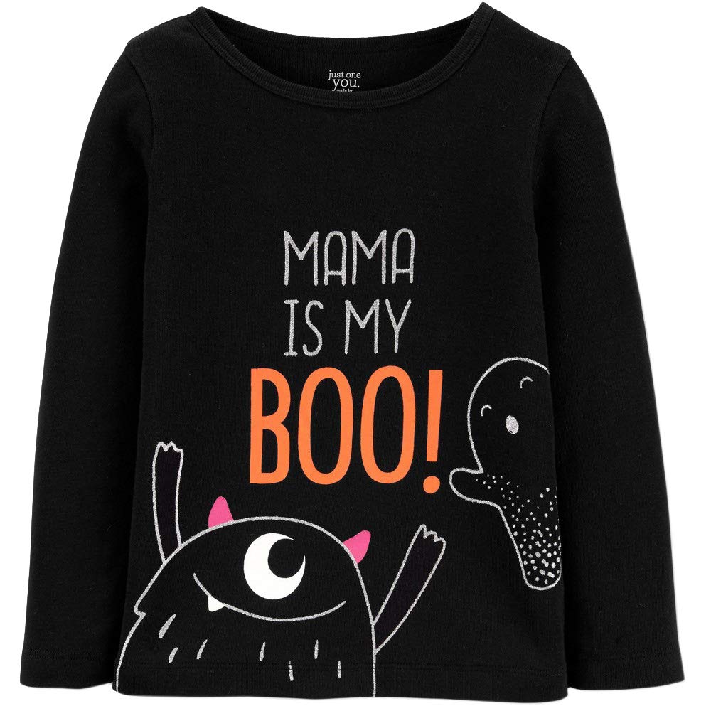 Just One You by Carters - Long Sleeve Halloween Mommy is My Boo T-Shirt for Kids | Cute Family Matching Outfits for Halloween Parties & Photo Shoots