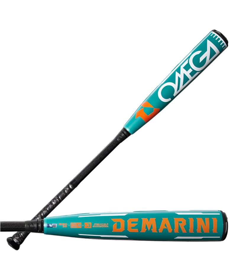 2026 DeMarini Omega 2-Piece BBCOR Adult Baseball Bat -3 Length to Weight Ratio 2 5/8