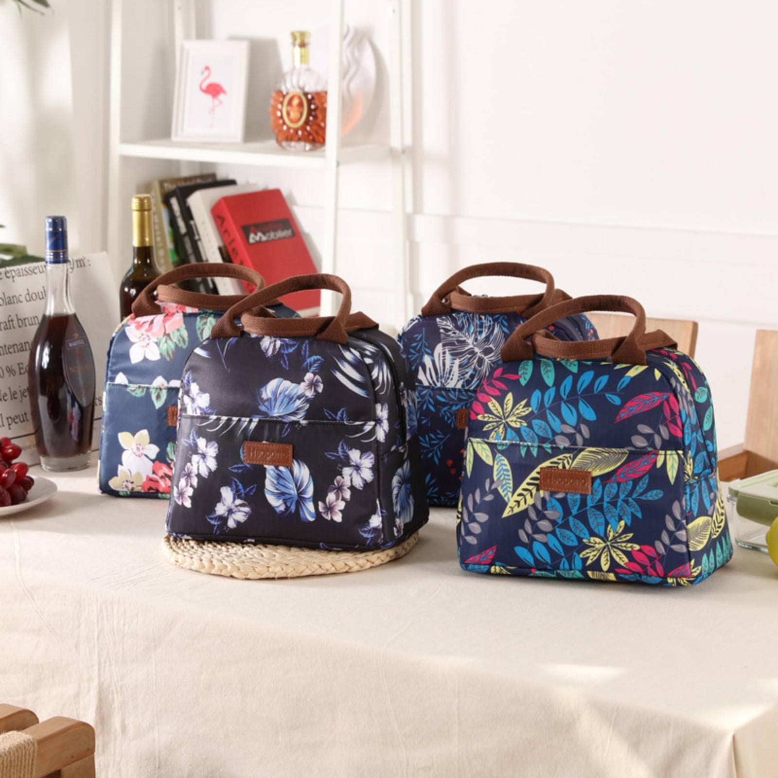 Premium Insulated Lunch Bag with Oxford Cloth & Aluminum Foil - Large Capacity, Custom Printing - Perfect for Work, School, Picnics & Outdoor Activities