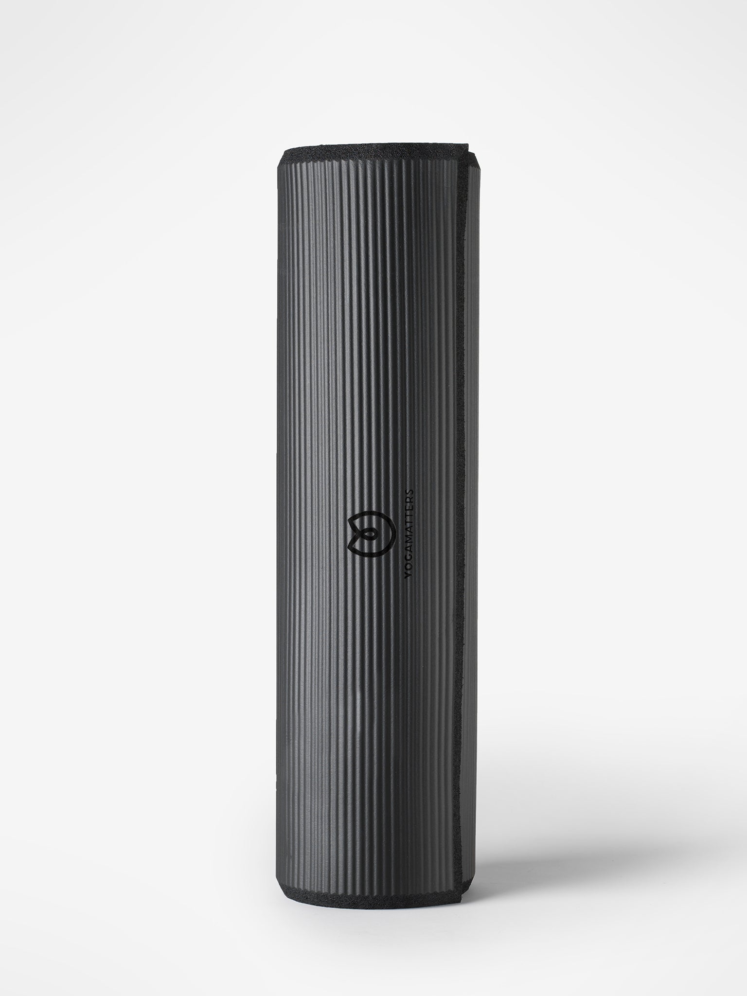 Yogamatters Ultra Lightweight Non-Slip Yoga Mat - Black | Perfect for Home Workouts, Travel & Studio Practice