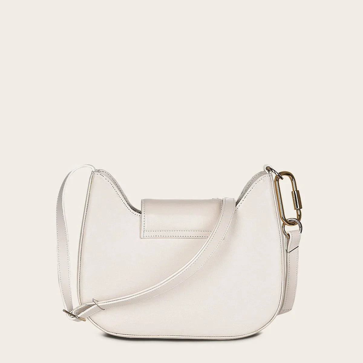 BOD88PI Women's Cuadra White Fashion Python Crossbody Bag - Stylish & Trendy Purse for Everyday Use, Parties & Special Occasions