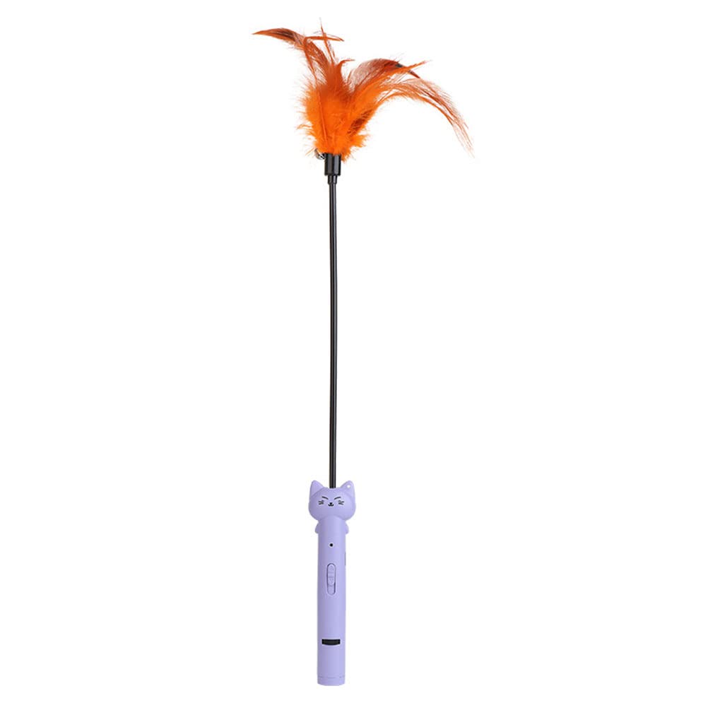 Balacoo Cat Teaser Stick - Detachable Interactive Cat Wand Toy with Luminous Fun for Indoor Play, Exercise & Bonding | Perfect for Kittens & Adult Cats
