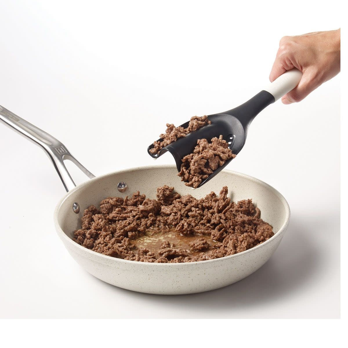 STARFRIT Meat Chopper - Heavy Duty Ground Beef Chopper & Hamburger Mixer for Cooking, Grilling & Meal Prep - Perfect for Burgers, Tacos, Meatballs & More