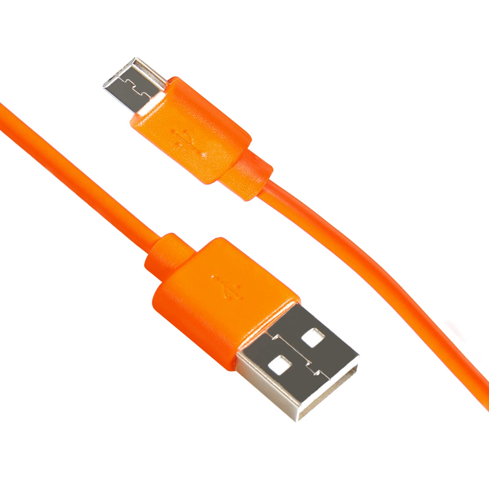 Fast Charging Replacement Cable for Ring Video Doorbell (2020 Release) 2/3/3 Plus/4, Doorbell Pro/Plus & Camera Battery - 3.3ft Orange Power Cord - Perfect for Home Security & Continuous Video Monitoring