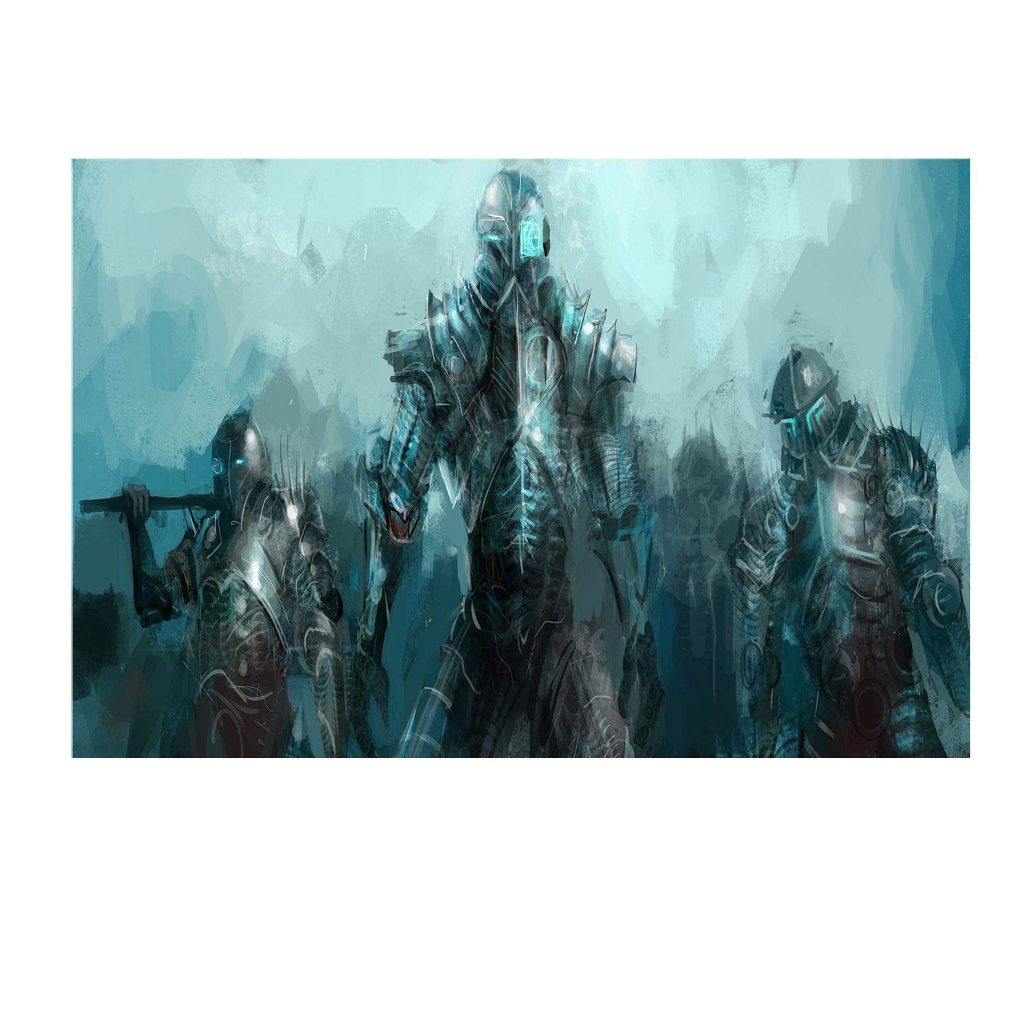 Startonight Abstract Knights Mural Wall Art - 100