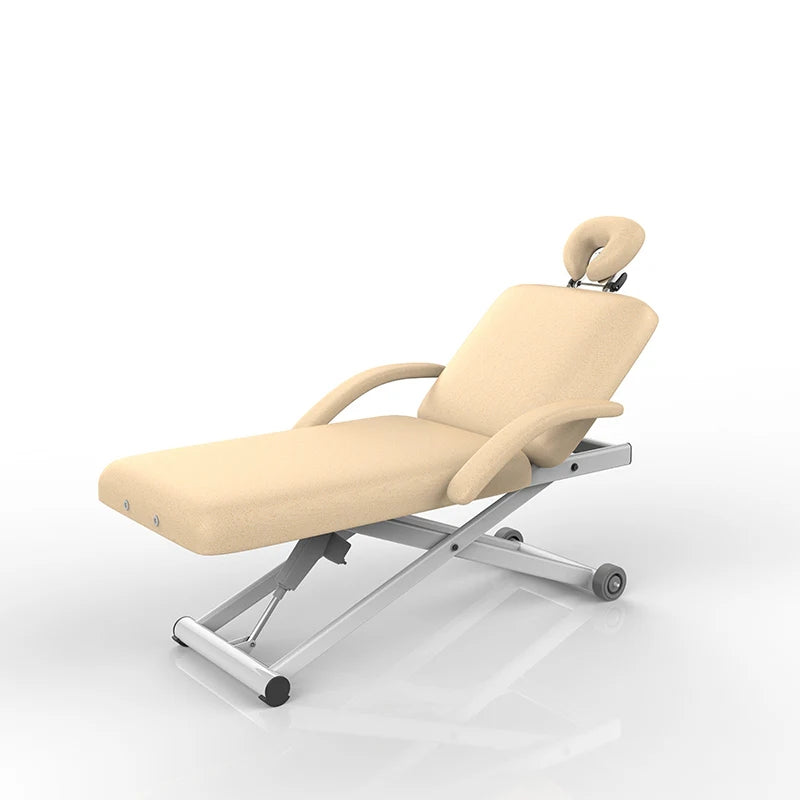 SilverFox 2274A 2-Motor Electric Massage Bed Table with Hand/Foot Controller - Professional Spa & Home Relaxation Therapy for Back Pain Relief