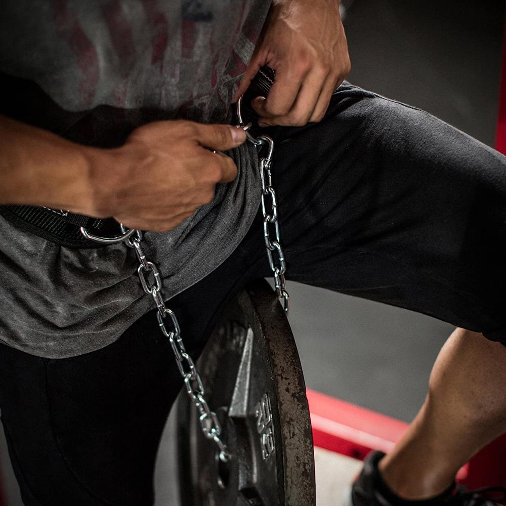 Harbinger Polypro Dip Belt for Weightlifting & Strength Training - Heavy Duty Workout Belt for Gym, CrossFit & Bodybuilding - Perfect for Pull-Ups, Dips & Core Exercises