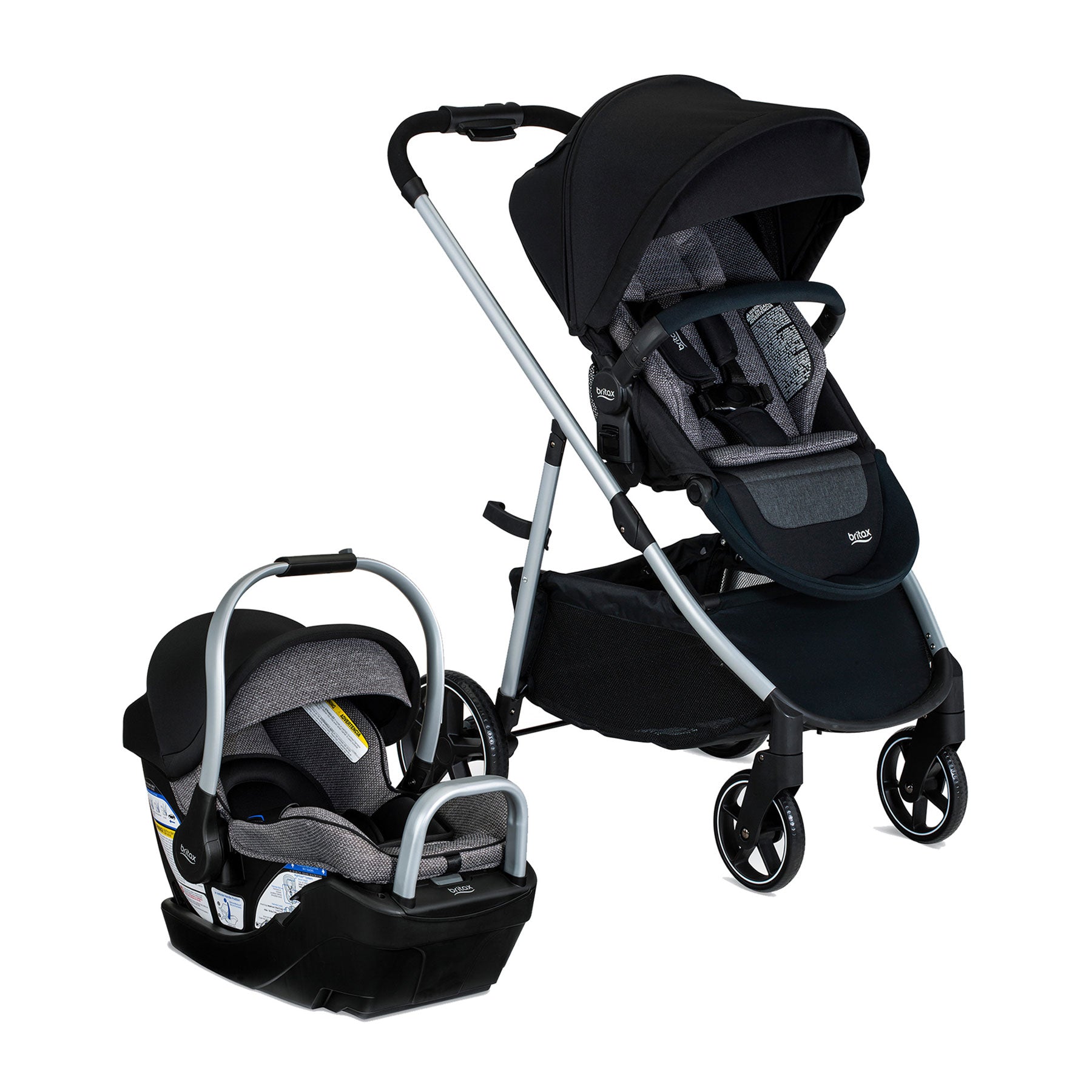 Britax Willow Grove SC Travel System - Lightweight Stroller & Infant Car Seat Combo for Safe & Convenient Travel - Perfect for Newborns, Toddlers, and On-the-Go Parents