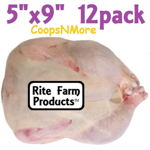 12-Pack 5x9 Inch Quail Grouse Shrink Bags for Poultry - Heavy Duty Freezer Storage Bags for Game Birds, Perfect for Hunting Season & Meal Prep