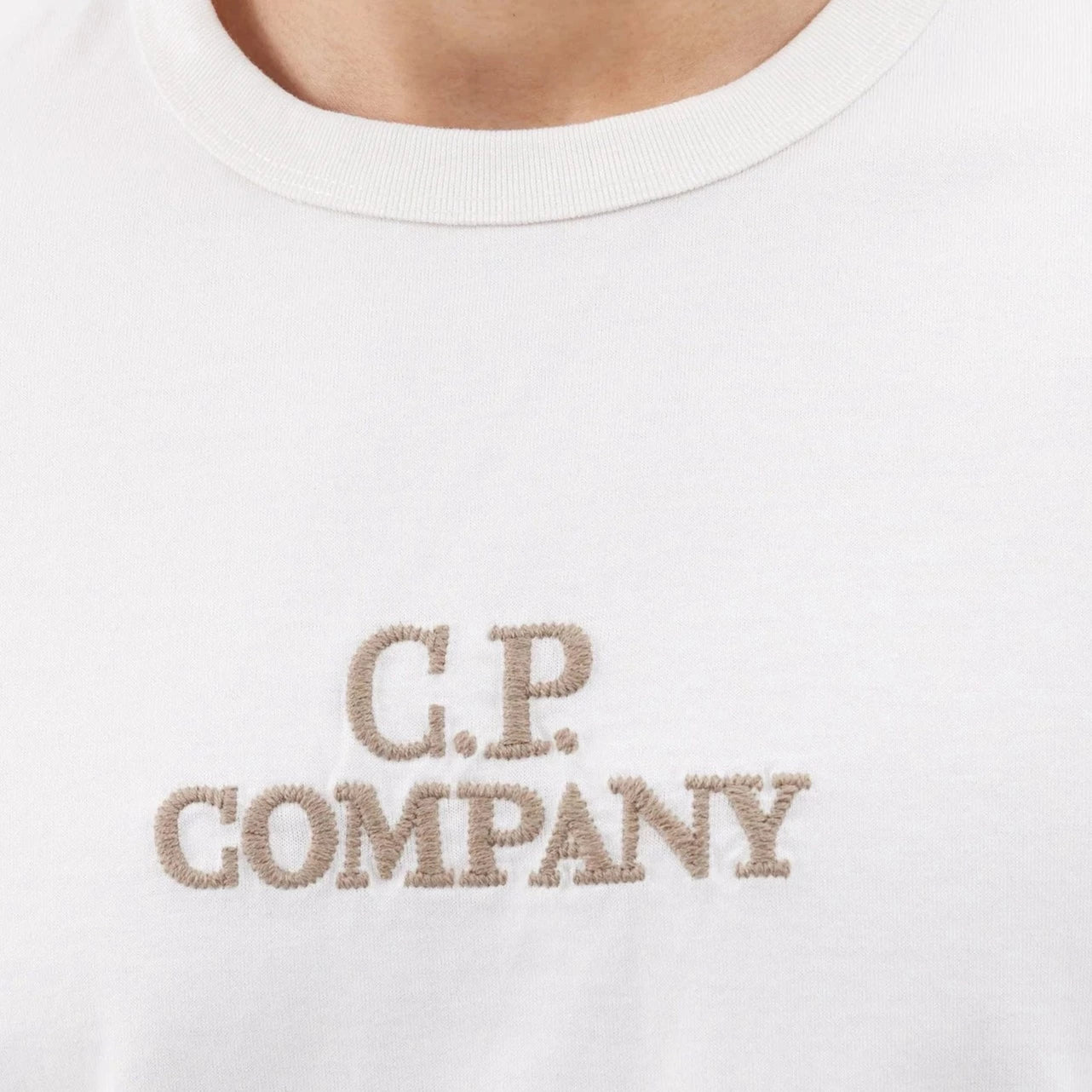 CP Company Embroidered Logo Cotton T-Shirt for Men - Casual Streetwear Fashion Top - Perfect for Everyday Wear & Urban Outfits