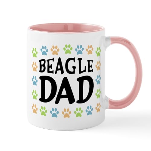 White/Pink Inside - Beagle Dad