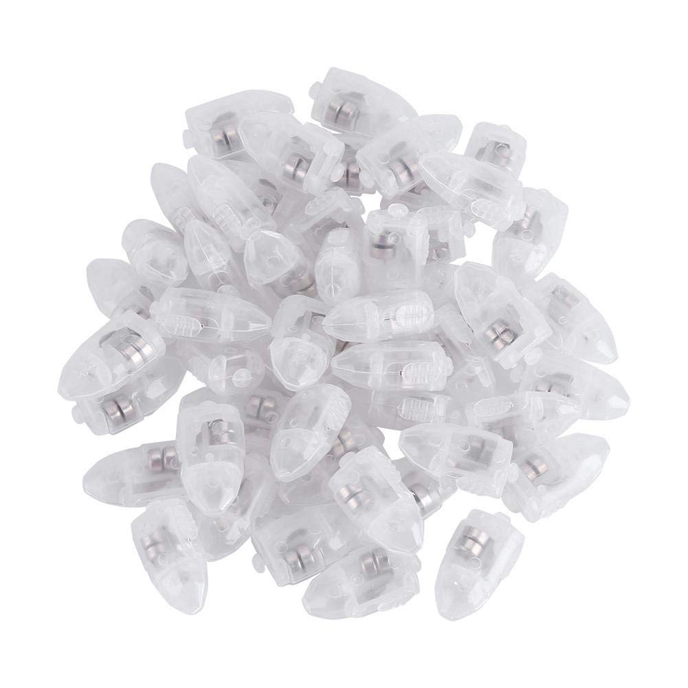 Ymiko 50Pcs Waterproof LED Mini Balloon Lights - Colorful Battery Operated Fairy Lights for Paper Lanterns, Wedding Decor, Halloween & Christmas Party Decorations - Indoor/Outdoor Festival Lighting