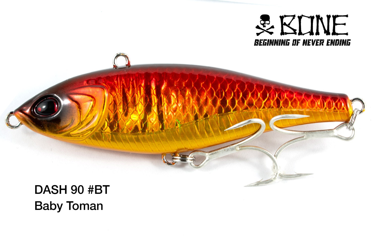 Bone Dash 90S Fishing Lure - Premium Bass Bait for Freshwater & Saltwater - Perfect for Casting, Trolling, and Jigging