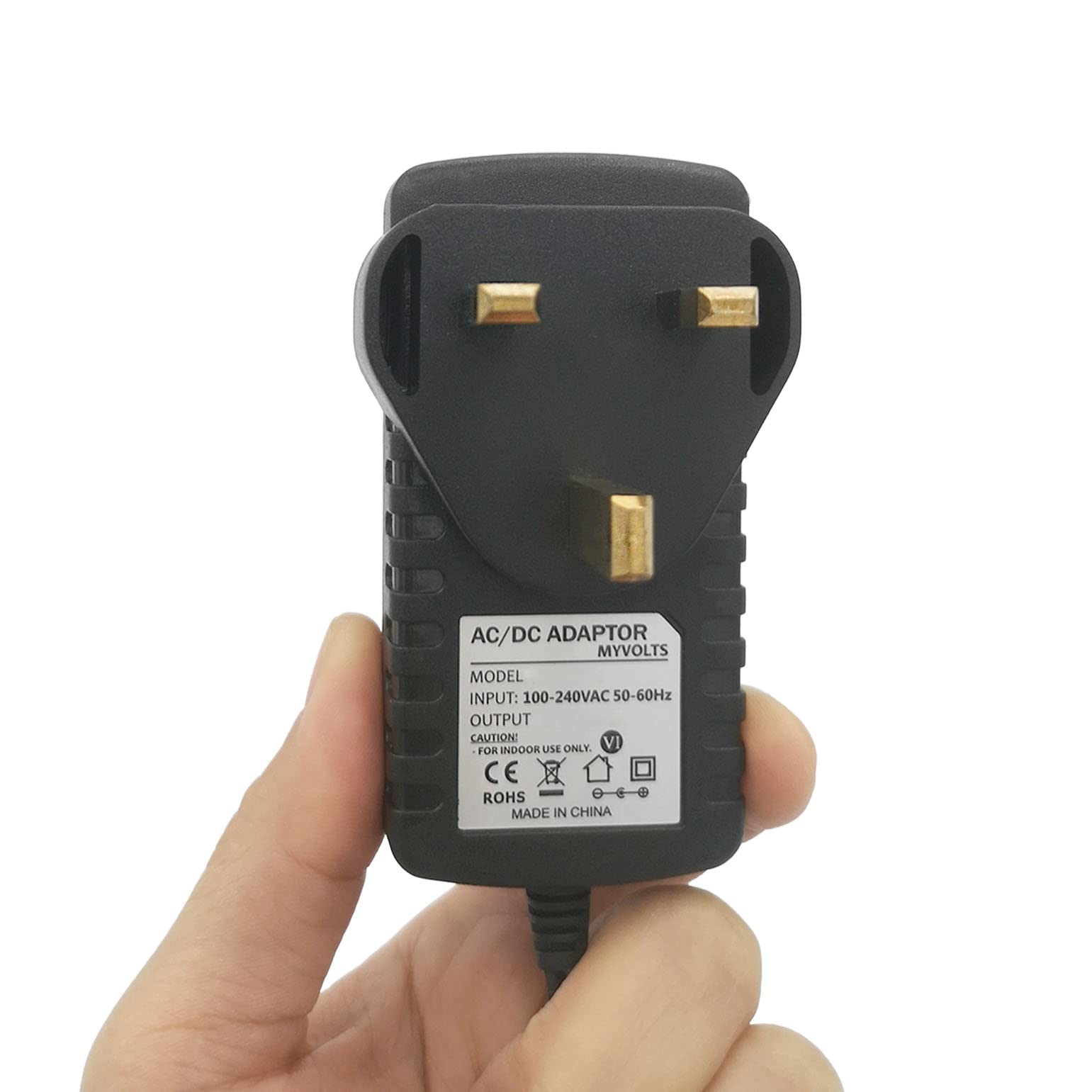 MyVolts 5V Power Adapter for Bush 266/3342 DAB Radio - UK Plug - Replacement Charger for Home, Office & Travel Use