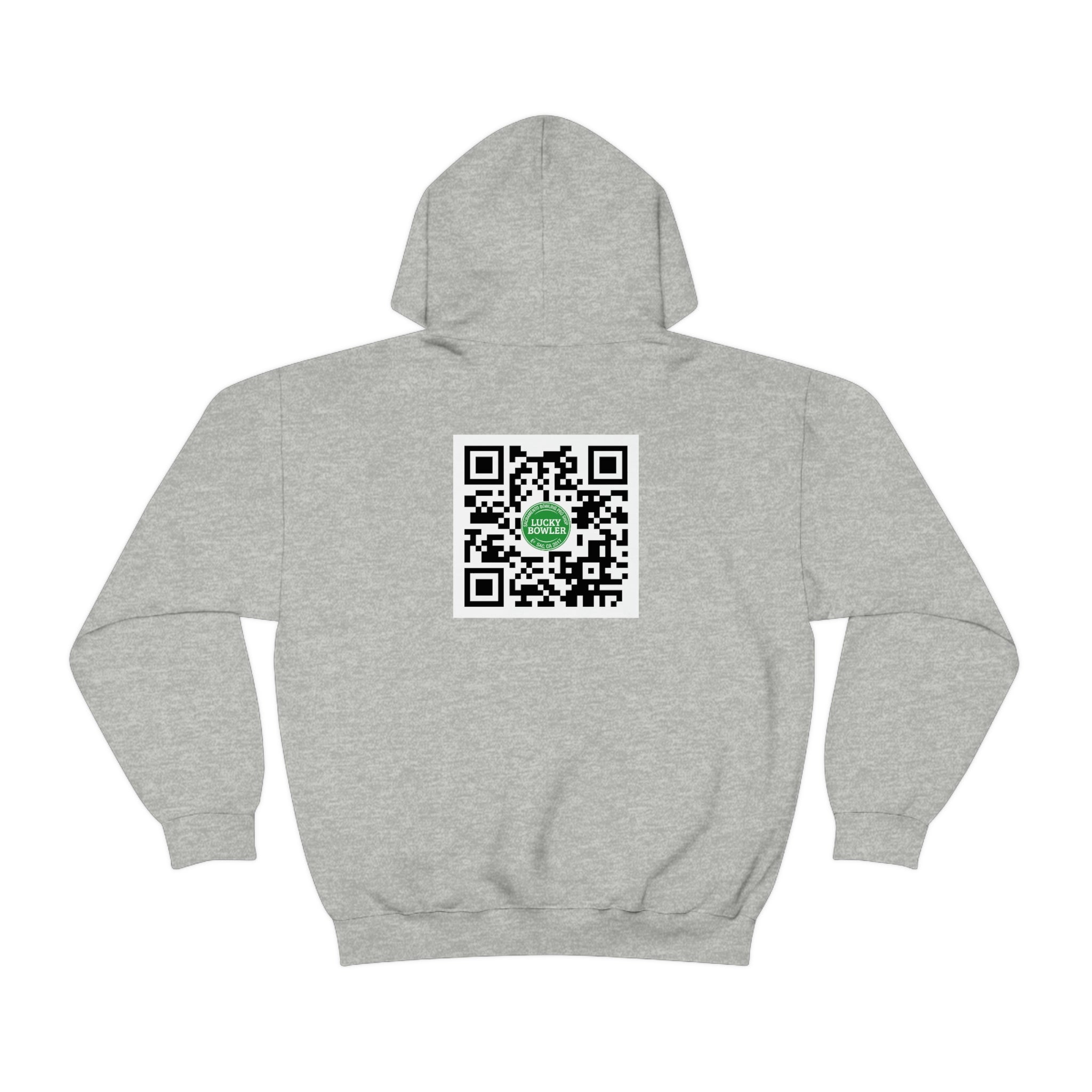 Lucky Hoodie #3 with QR Code - Stylish Unisex Pullover for Men & Women - Perfect for Casual Wear, Street Fashion, and Social Media QR Code Sharing