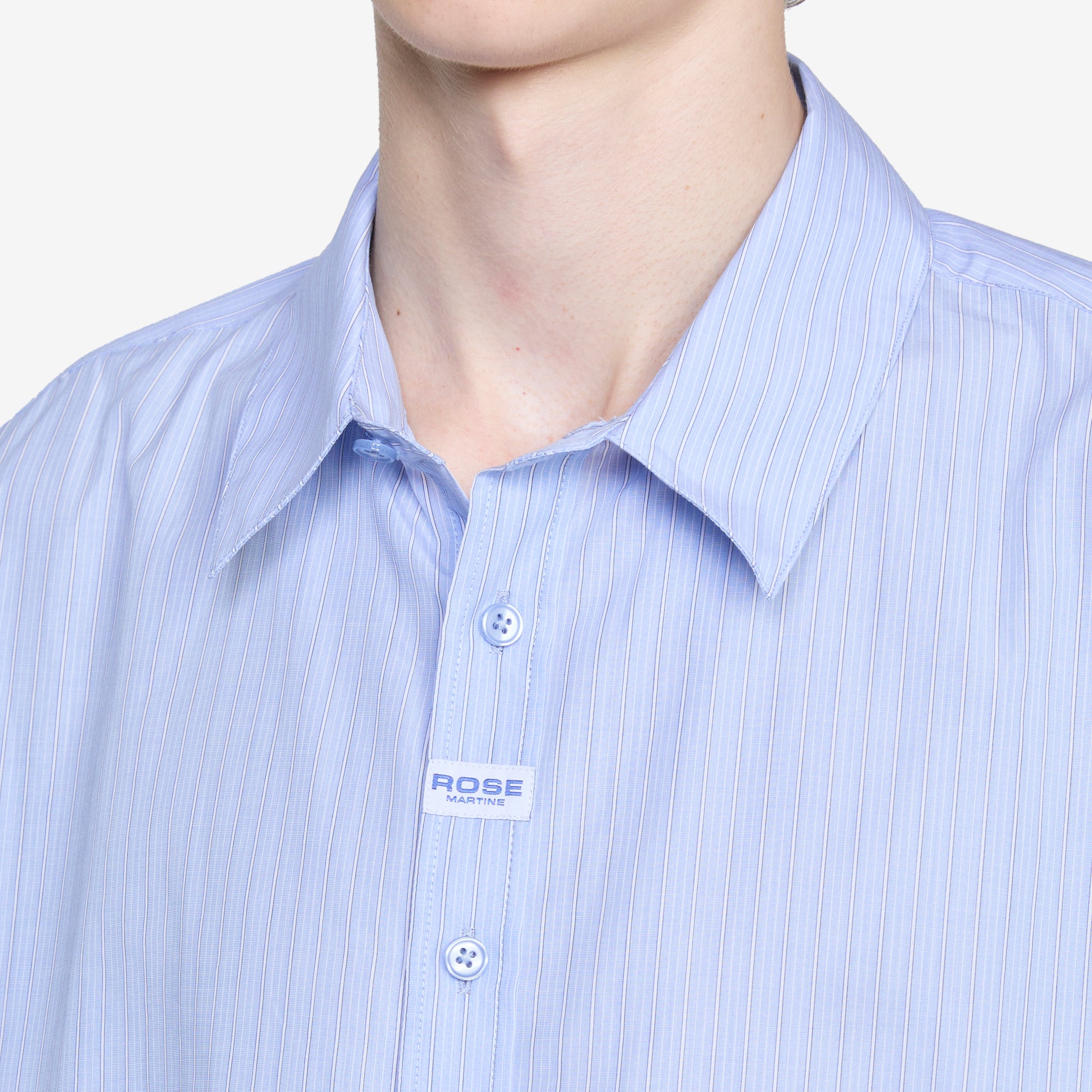Classic Blue and White Striped Shirt for Men | Casual Button Down Shirt | Perfect for Office, Date Night & Outdoor Activities