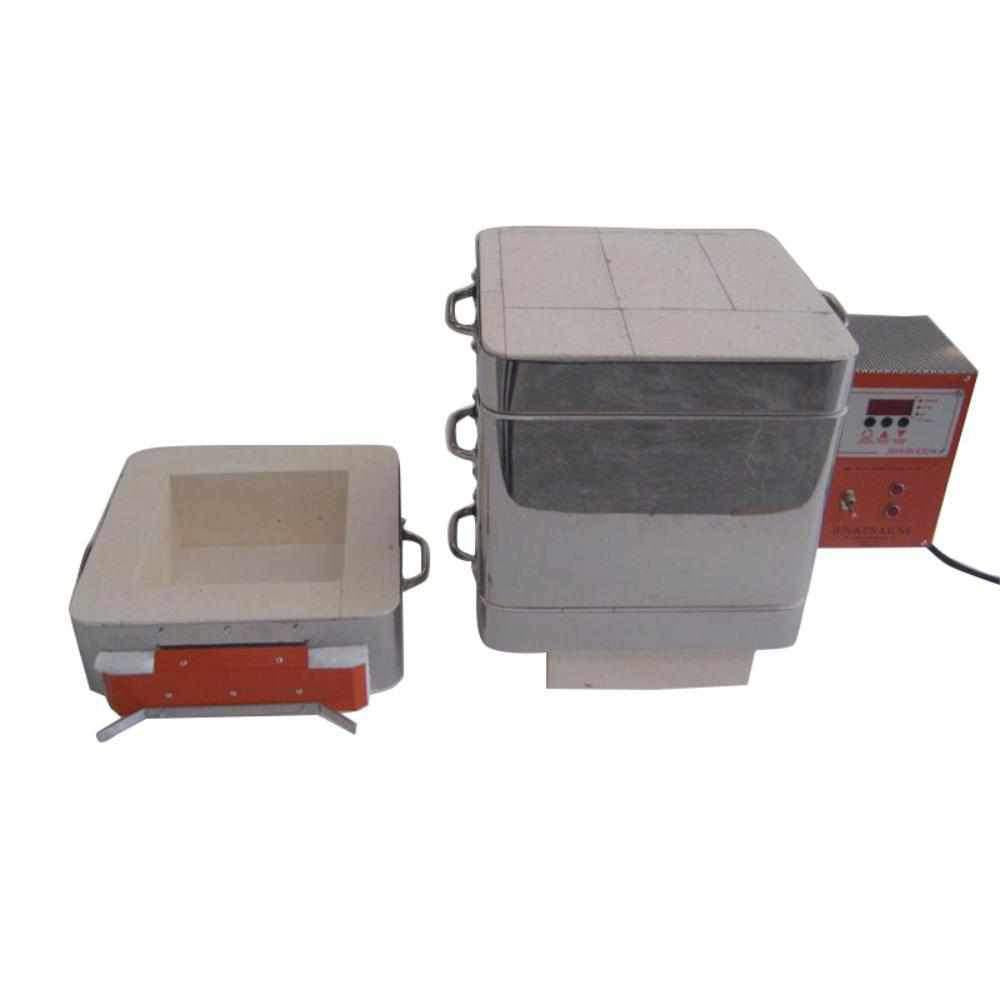 Jen Ken AF3P Cube Glass Kiln - Professional Small Glass Fusing Kiln for Jewelry, Art & Crafts - Perfect for Fusing, Slumping, and Annealing Glass Projects at Home or Studio