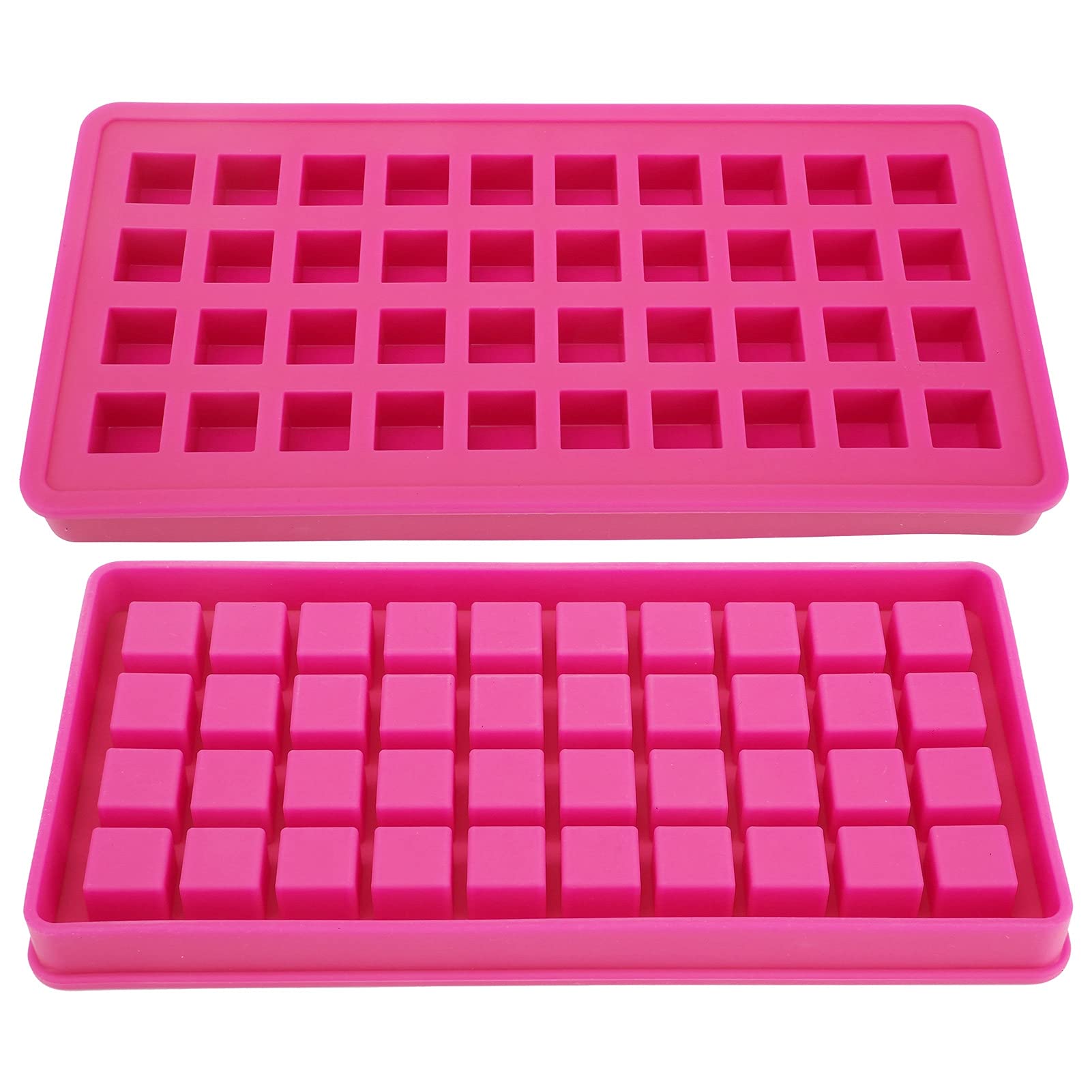 Reusable Ice Cube Trays with Rose Red Silicone Mold - Perfect for Cocktails, Iced Coffee, and Beverages at Home, Bars, Hotels & Coffee Shops