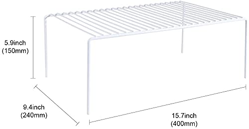 3-Tier Metal Wire Kitchen Cabinet Organizer Set (15.7