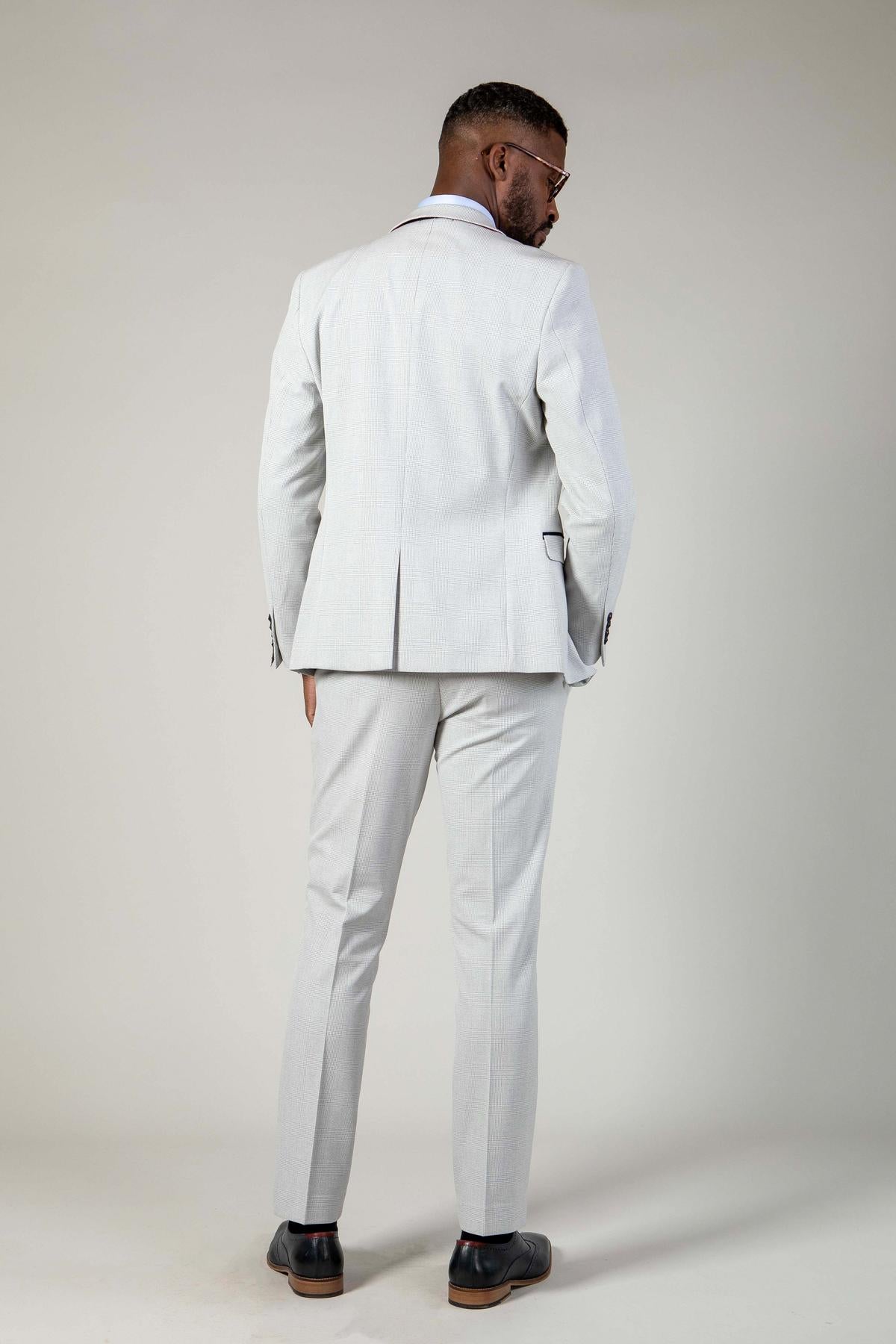 Premium BROMLEY Stone Suit for Men - Classic Business & Formal Attire - Perfect for Office, Weddings & Special Occasions