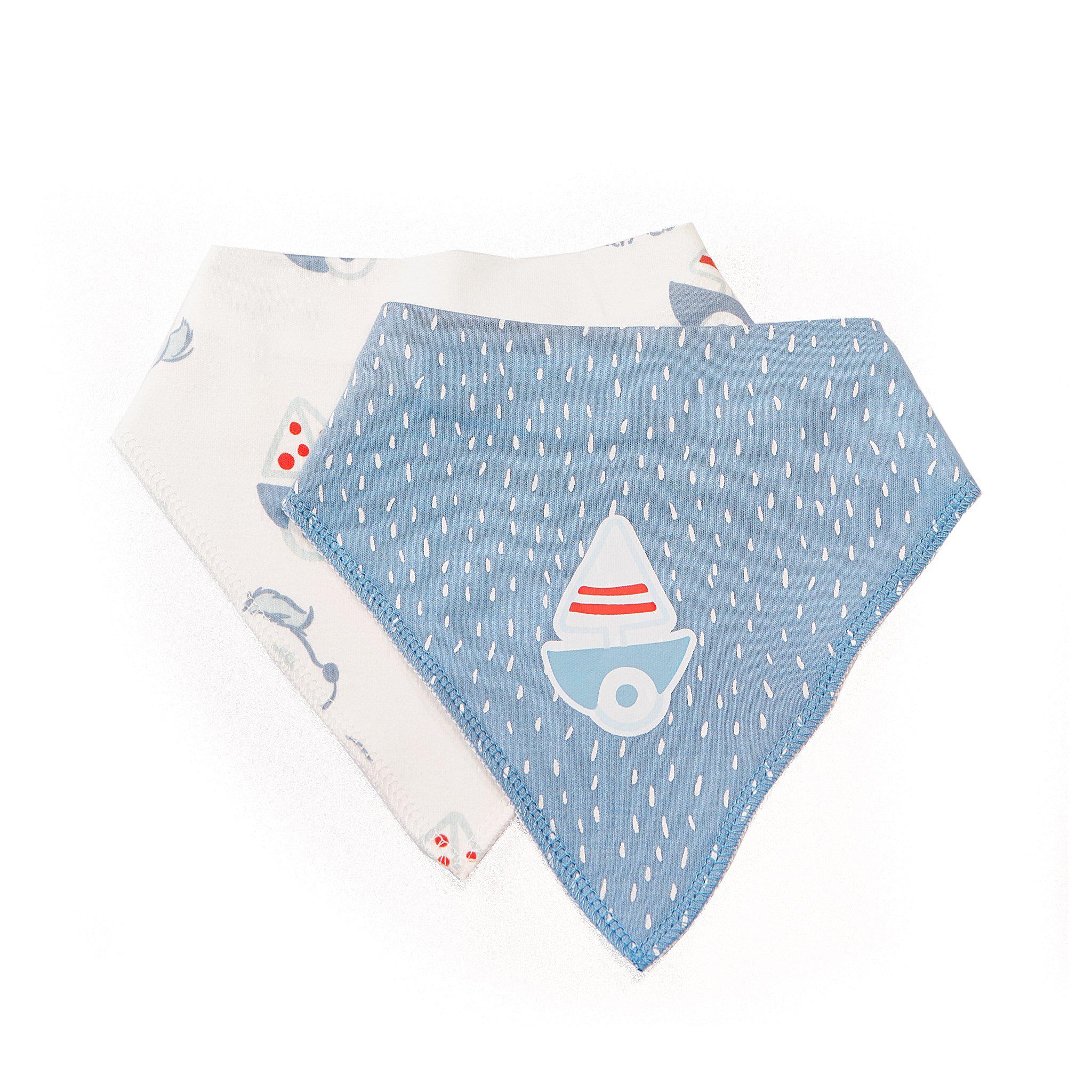 Ahoy Dribble Bibs 2 Pack - Soft Baby Drool Bibs for Boys & Girls - Waterproof Feeding Bibs for Infants & Toddlers - Perfect for Mealtime, Teething, and Everyday Use