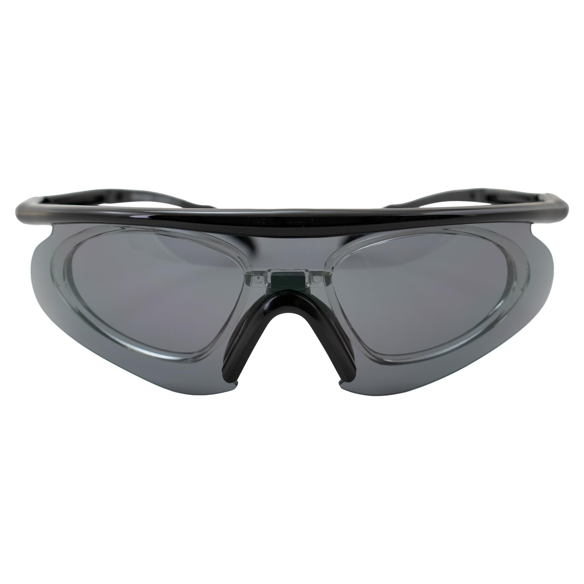 Feather 2 Polarized Sunglasses with Smoke & Yellow Lenses - UV Protection for Outdoor Sports, Driving & Beach Activities