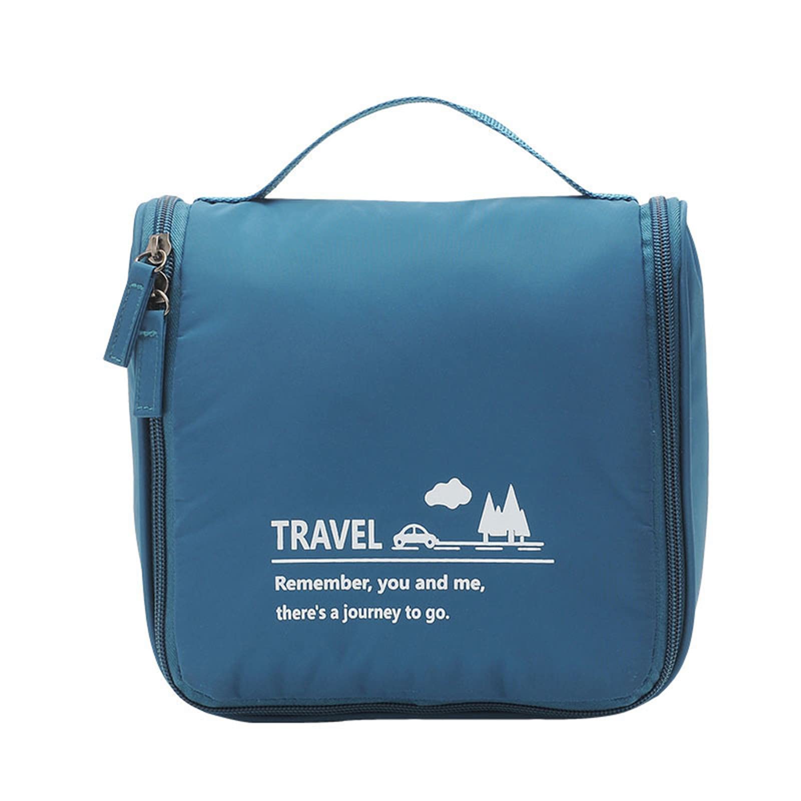 Comigeewa Large Hanging Toiletry Bag - Waterproof Travel Cosmetic Organizer with Sturdy Hook for Men & Women | Perfect for Air Travel, Camping & Gym Use QQ1