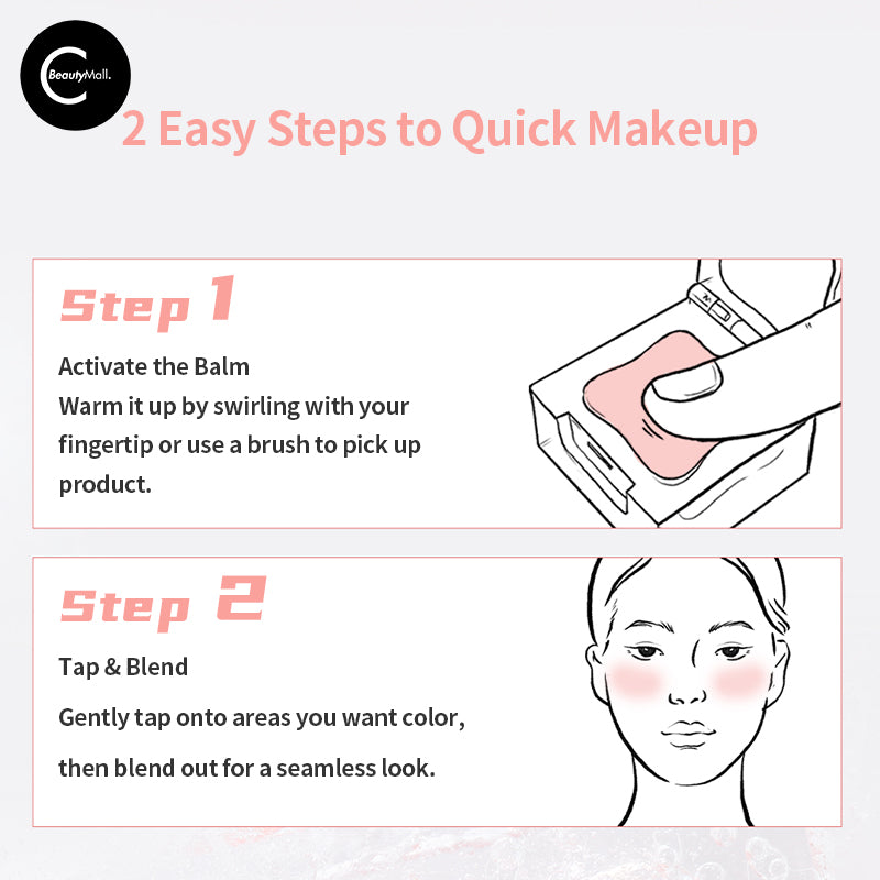 Little Ondine Dual Finish Cheek & Lip Tint - Natural Blush & Lip Stain for All-Day Wear | Perfect for Everyday Makeup & On-The-Go Touch Ups