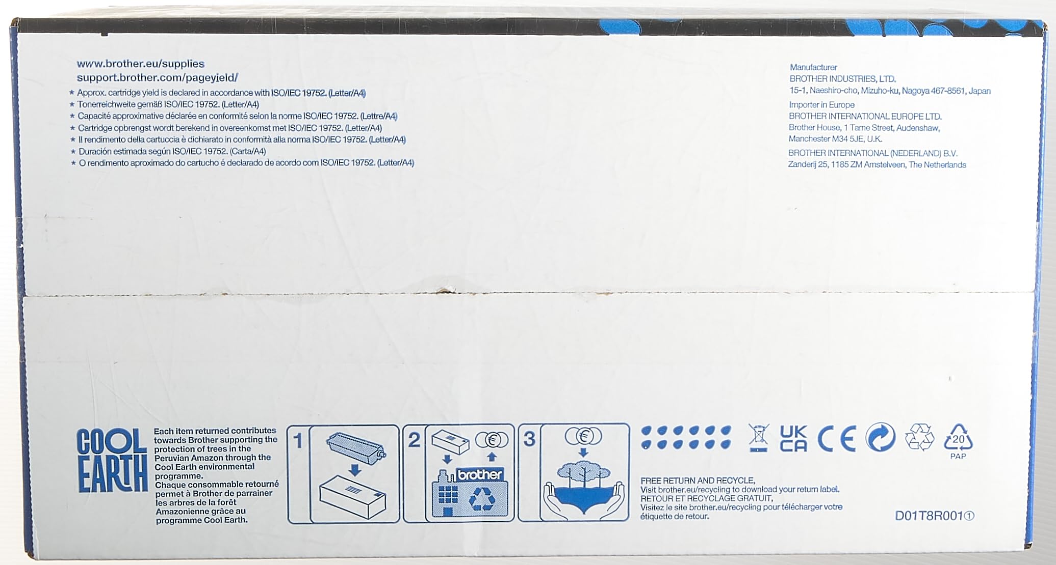 Brother TN-2420TWIN High Yield Black Toner Cartridge Twin Pack (2-Pack) | Genuine OEM Supplies | Compatible with Brother Printers for Office & Home Use