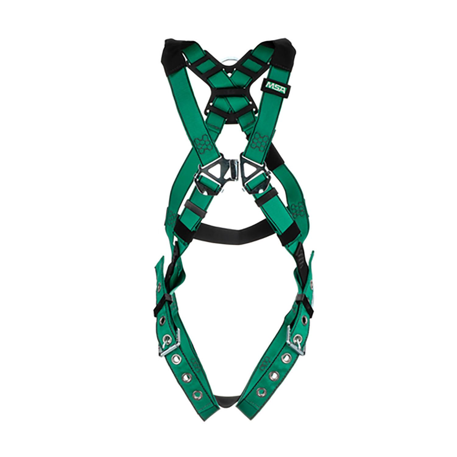 V-FORM 10197214 Safety Harness with Back & Hip D-Rings, Adjustable Tongue Buckle Leg Straps - Extra Small (Lot of 2) - Perfect for Construction, Roofing, and Fall Protection Work