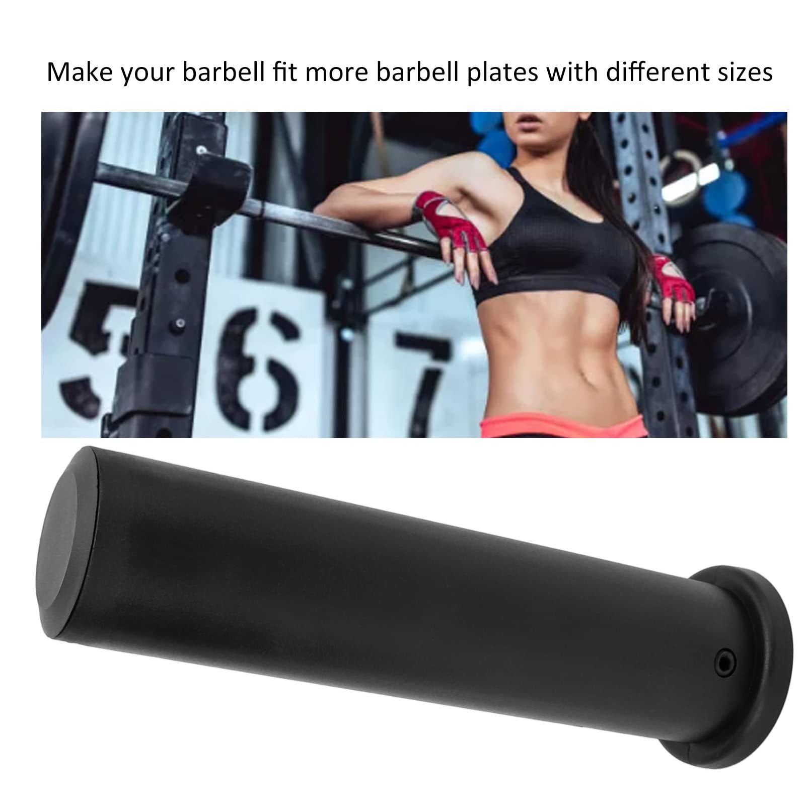 Olympic Barbell Adapter Sleeve - 25mm to 50mm Conversion for Weightlifting, Powerlifting & CrossFit Training - Durable 212mm (8.34in) Gym Equipment Accessory - Perfect for Home Gym & Commercial Fitness Centers