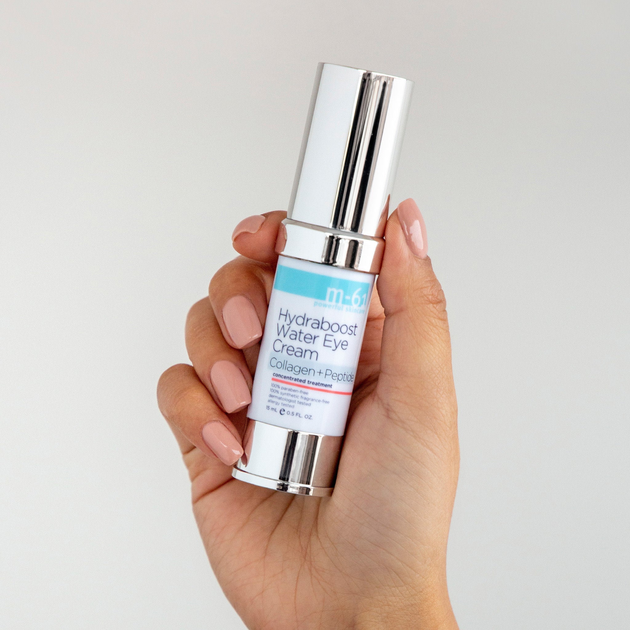 Hydraboost Collagen + Peptide Eye Cream for Dark Circles & Wrinkles - Hydrating Under Eye Treatment for Puffiness & Fine Lines - Perfect for Night & Day Use