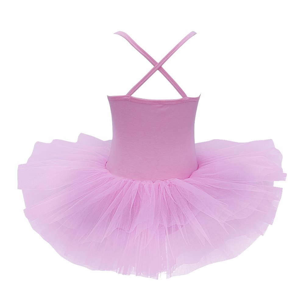Yartina Girls Ballet Dance Leotard with Shiny Sequins & Tutu Skirt - Sparkly Gymnastics Costume for Kids Ballerinas - Perfect for Recitals, Performances & Dance Classes