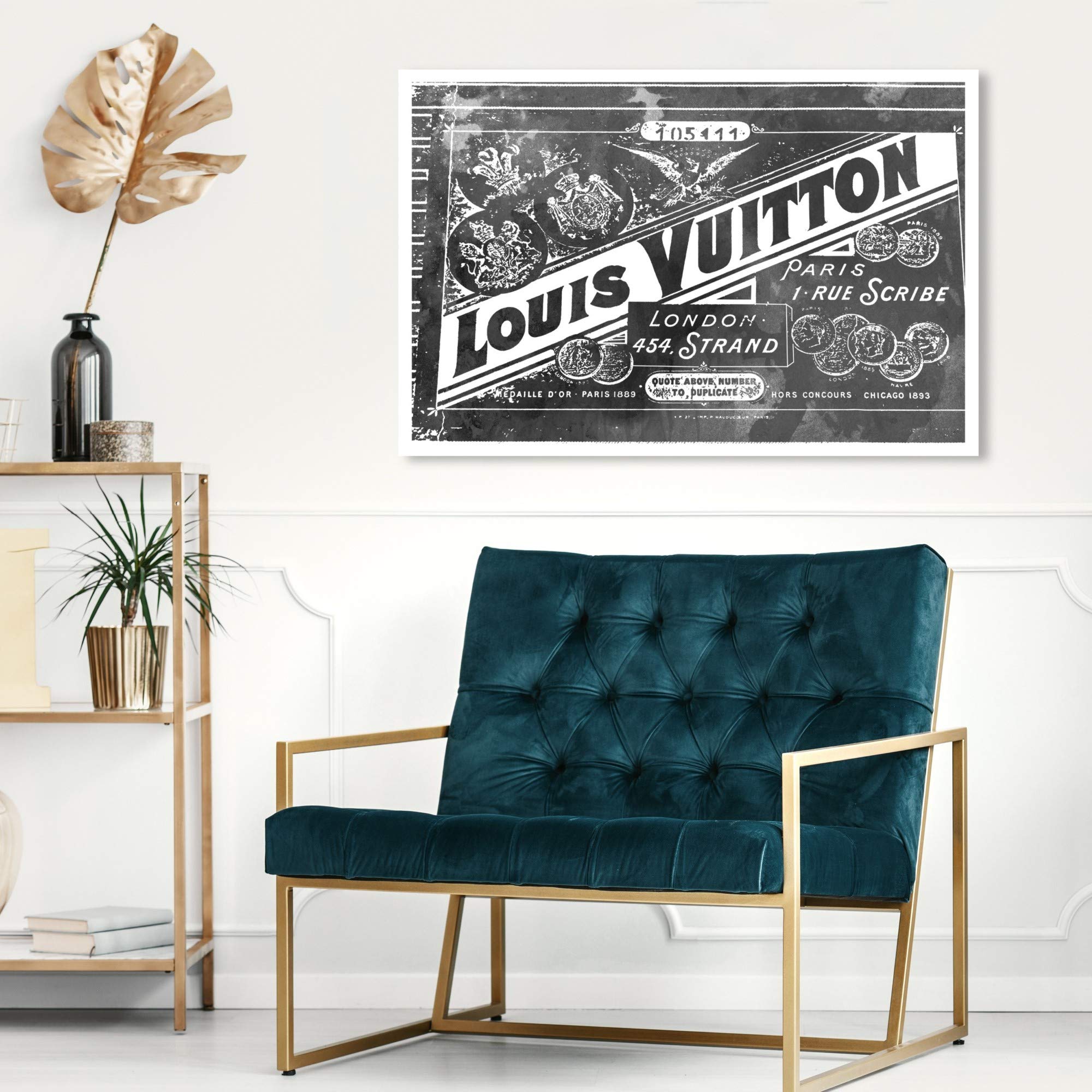 Stylish '454 Strand Night' Wall Art Canvas Prints - Modern Home Decor for Living Room, Bedroom & Office