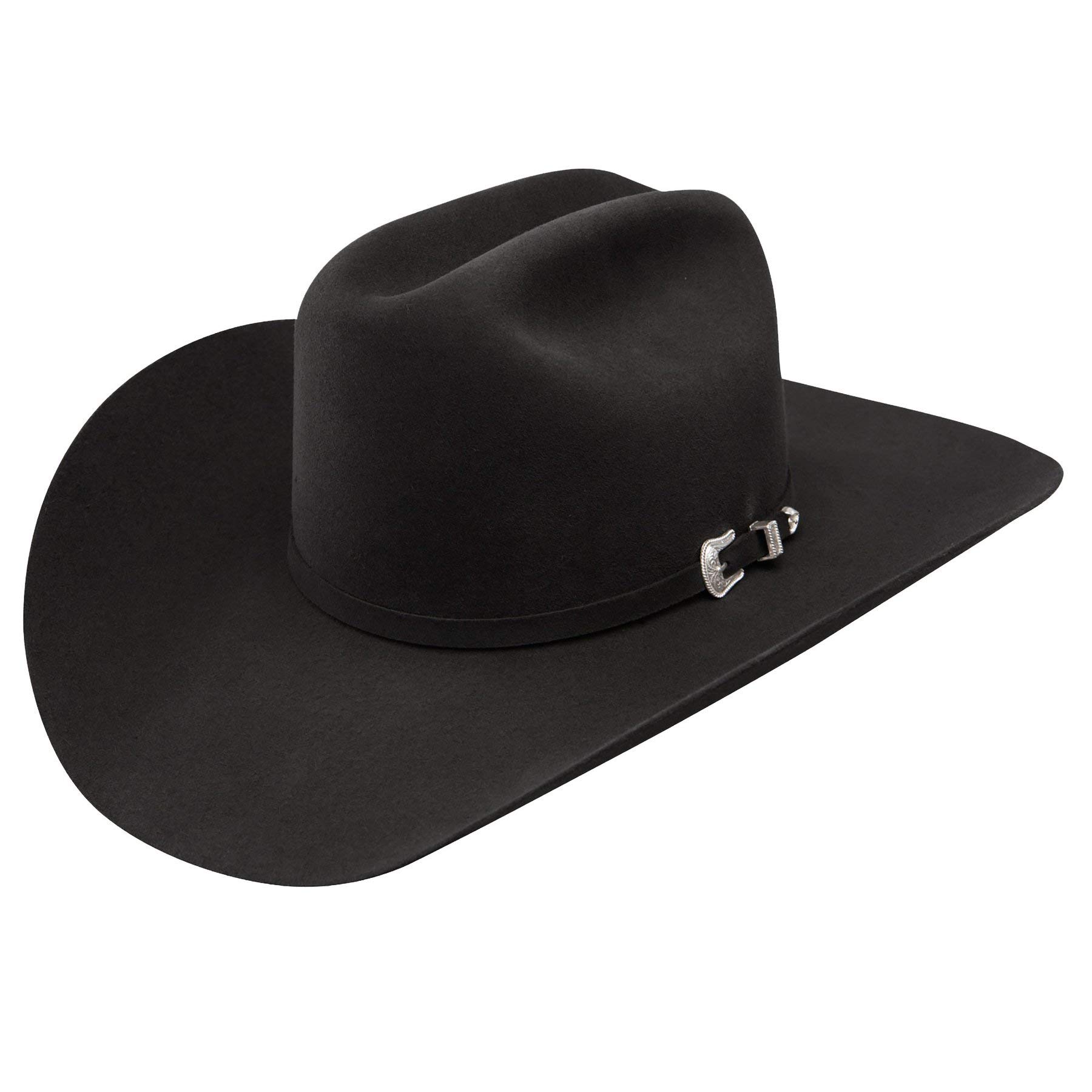 Resistol Men's Cowboy Hat - Genuine Leather Western Rancher Hat for Country Riding, Rodeo & Outdoor Adventures