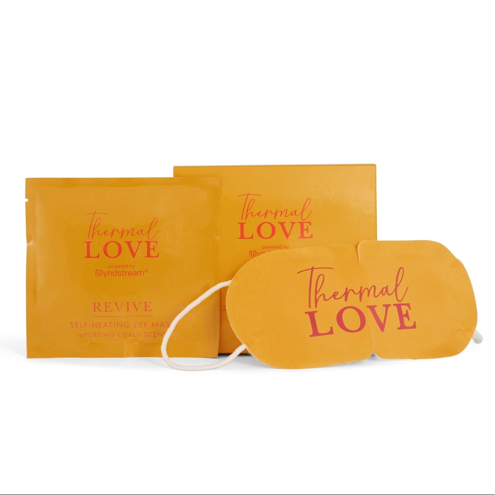 Revitalizing Self-Heating Eye Mask with Citrus Aroma - Soothing Warmth for Relaxation, Stress Relief & Better Sleep - Perfect for Travel, Work Breaks & Home Spa