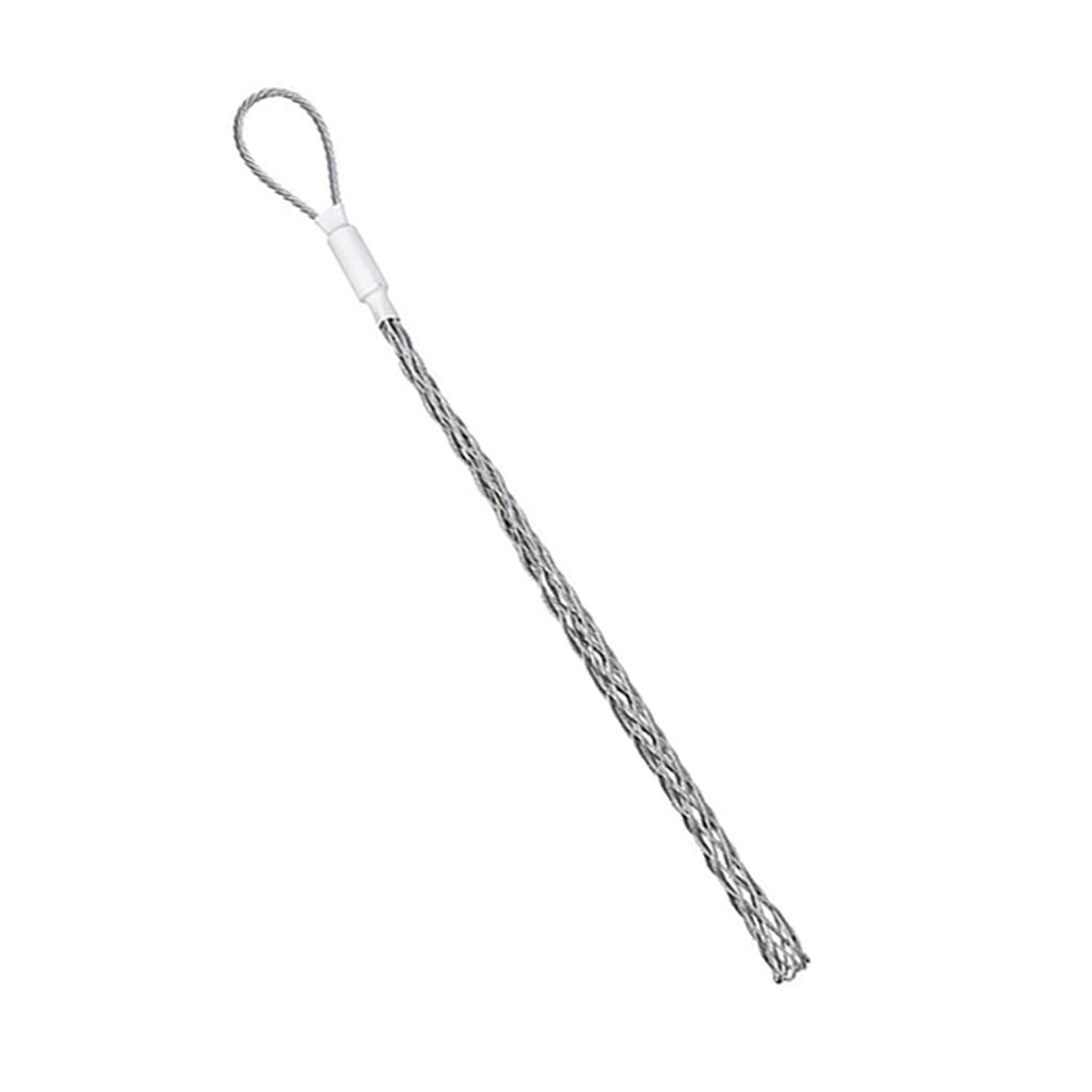Cable Pulling Grip Sock Kit - Heavy Duty Mesh Puller with Galvanized Metal & Anti-Rust Wire, Flexible Eye Mesh Rope Gripper for Electrical and Network Cable Installation