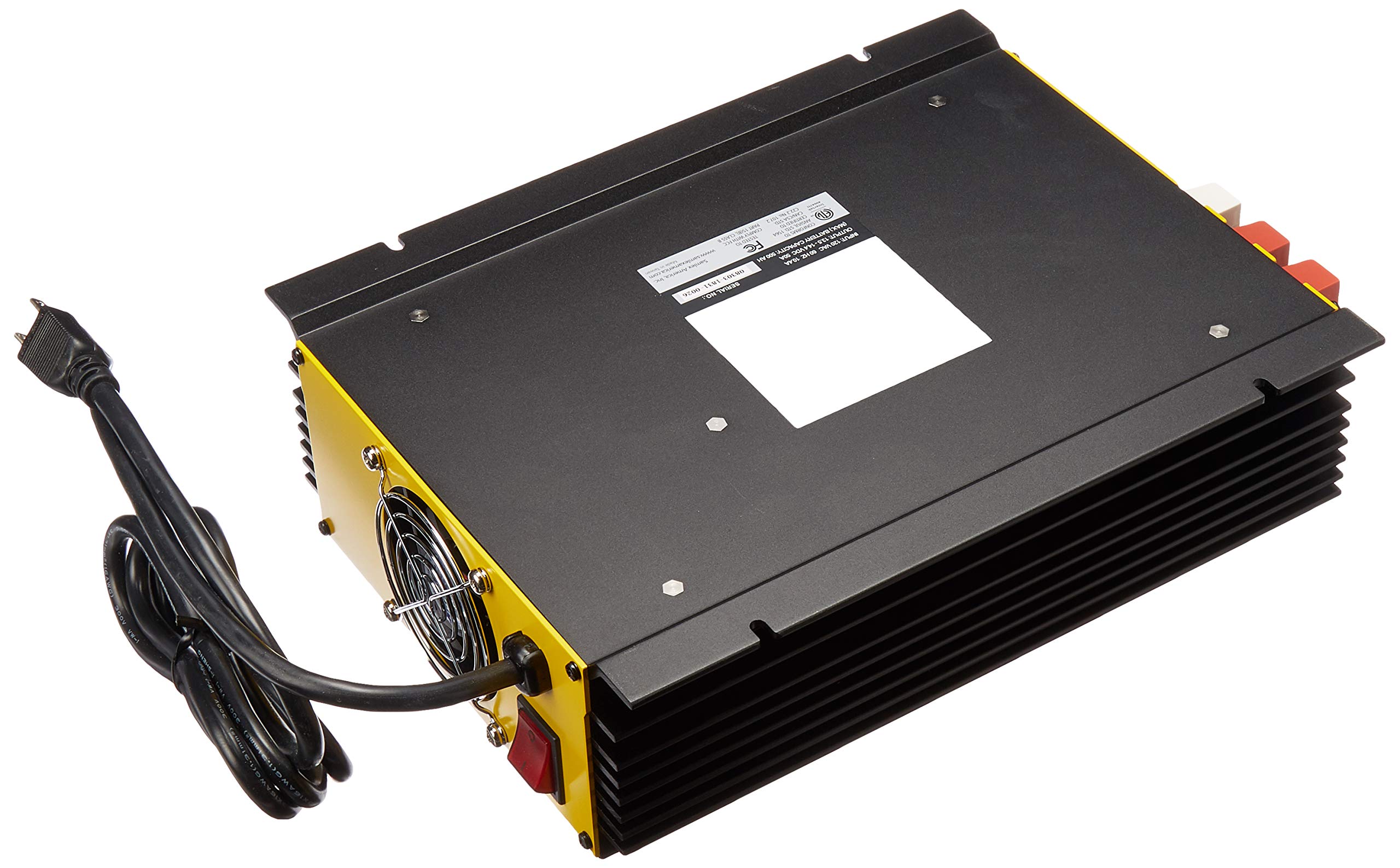 Samlex America SEC1250UL 50 Amp Battery Charger - 12V/24V Marine, RV, and Off-Grid Power Charging - Perfect for Boats, Campers, and Solar Systems
