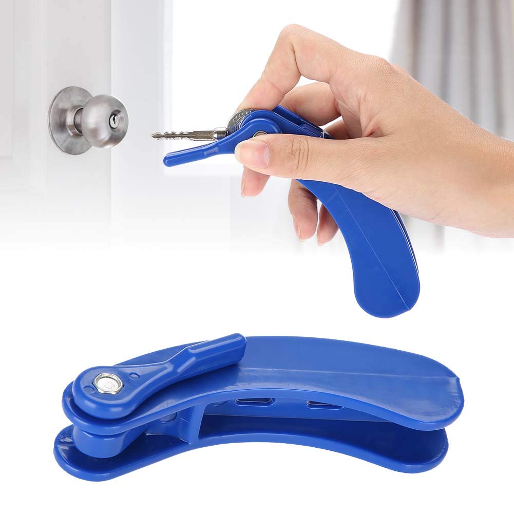 **Arthritis Key Turner for Easy Door Opening - 2 Keys Adaptive Key Holder, Lightweight & Portable for Elderly & Disabled - Ideal for Home, Car & Office Use**