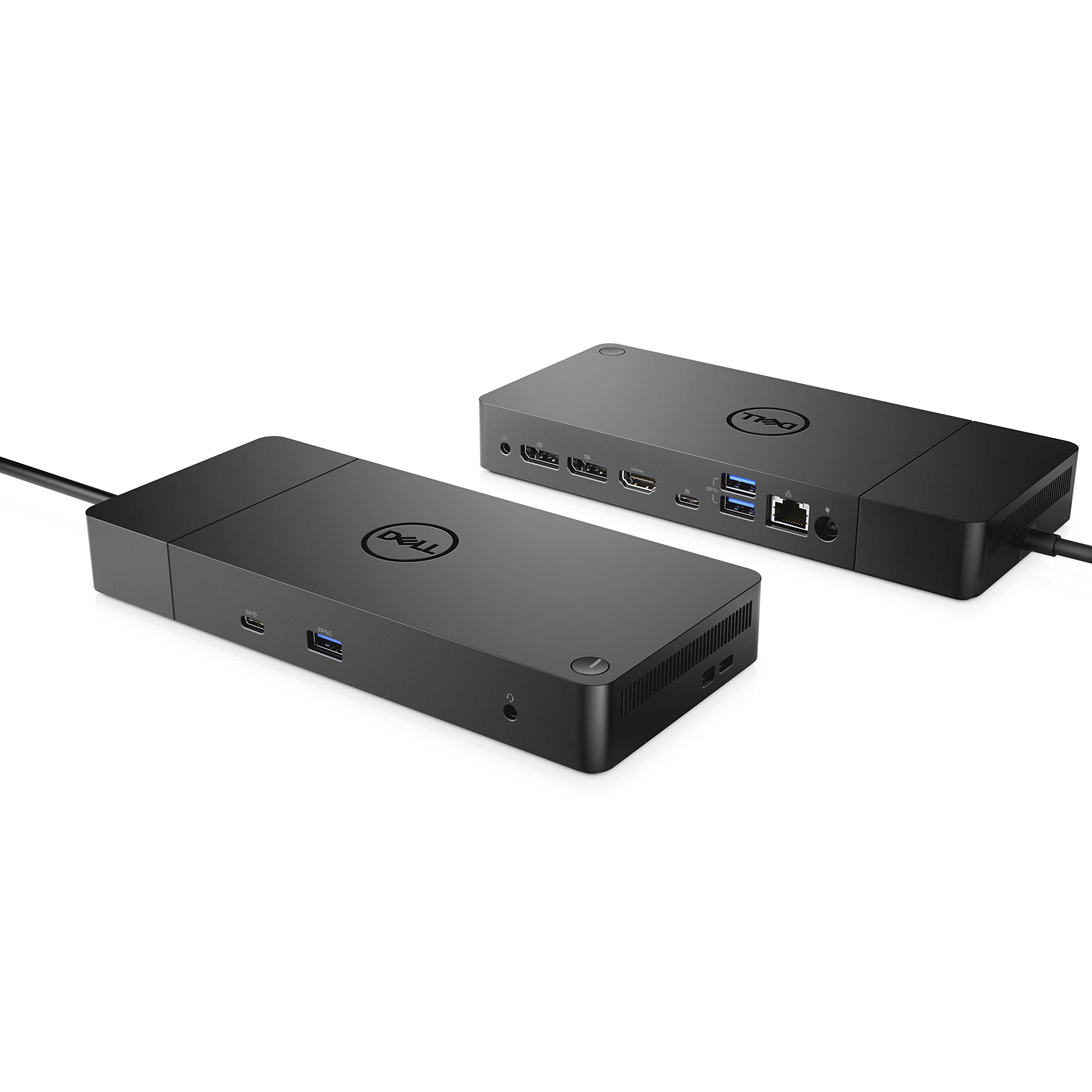 Dell WD19 130W Docking Station - USB-C Dock with PowerShare, HDMI 2.0b, Dual DisplayPort 1.4, USB-C DisplayPort, Audio Jack, Gigabit Ethernet (Renewed) - Perfect for Home Office & Multi-Monitor Setup