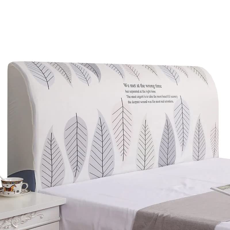 Queen Size Headboard Slipcover - Universal Fit for Wood, Leather & Fabric Beds - Dust-Proof Headboard Protector & Decorative Cover (Beige) | Perfect for Bedroom Makeovers, Guest Rooms & Home Staging