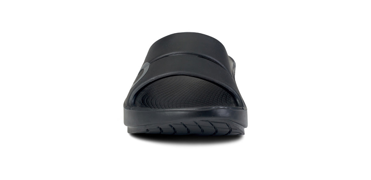 Women's OOahh Sport Slide Sandal - Comfortable Black Matrix Design for Running, Gym & Beach | Lightweight & Supportive Footwear for Active Lifestyles