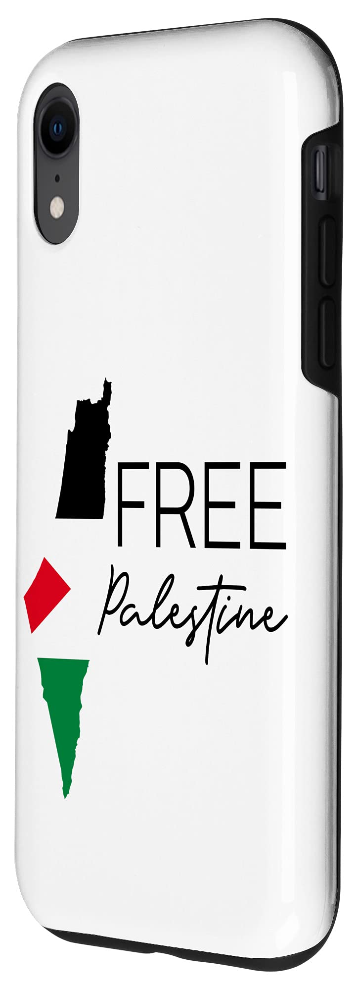 iPhone XR Case with Free Palestine Flag Design - Durable Protective Cover for iPhone XR - Perfect for Daily Use, Travel & Showing Support