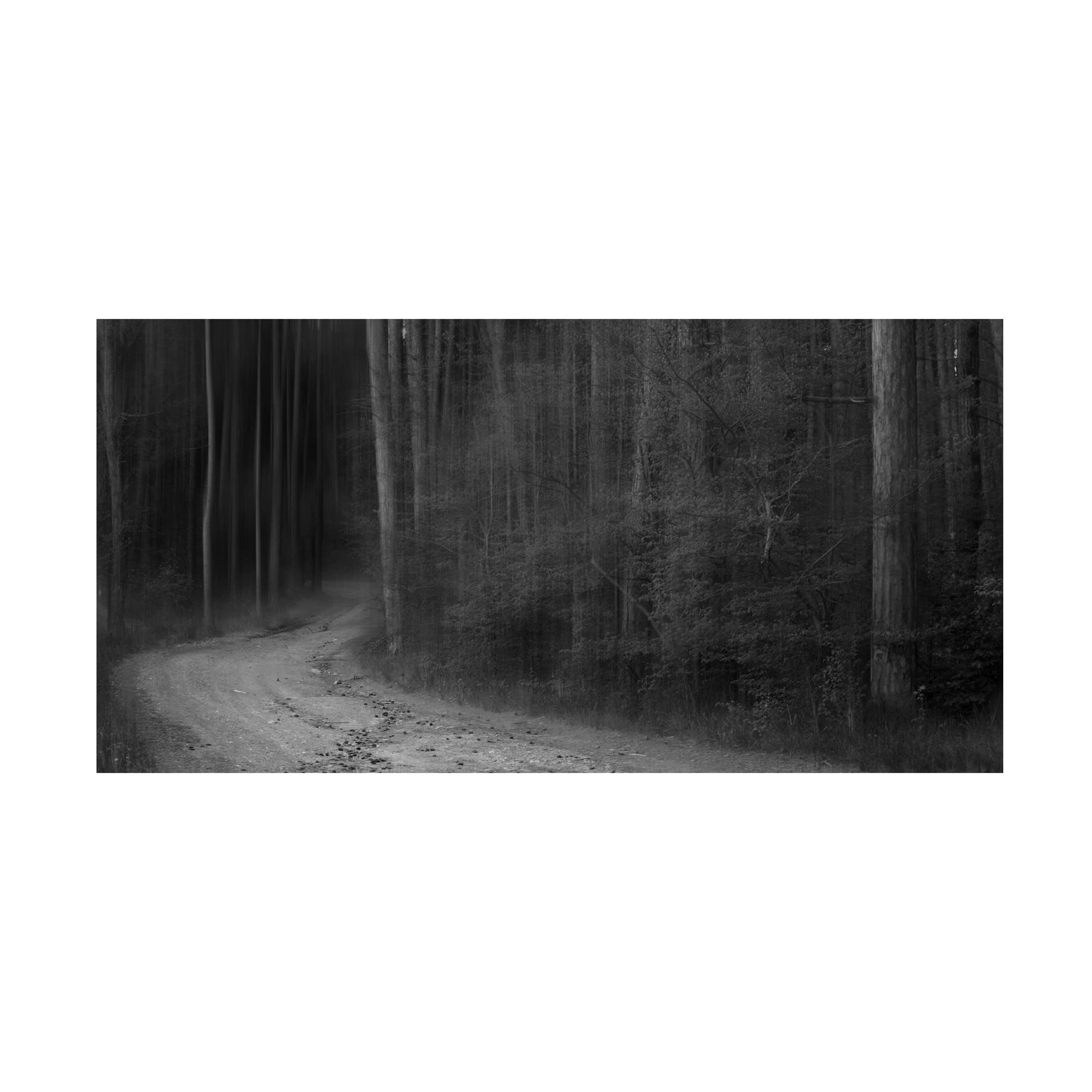 Trademark Fine Art 'Road to Mystery' Canvas Wall Art by Anselmo J. Rubio - Modern Abstract Painting for Living Room, Bedroom & Office Decor