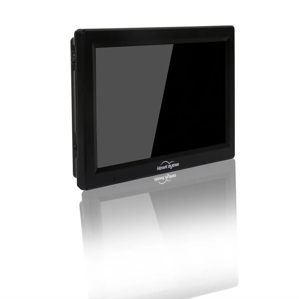 Hawkeye Little Pilot Captain 10 Inch IPS FPV Monitor with 1280x720 HD Resolution, 1000lux Brightness, 5.8G 48CH Diversity DVR for RC FPV Racing – Perfect for Drone Racing, Aerial Photography, and FPV Flying