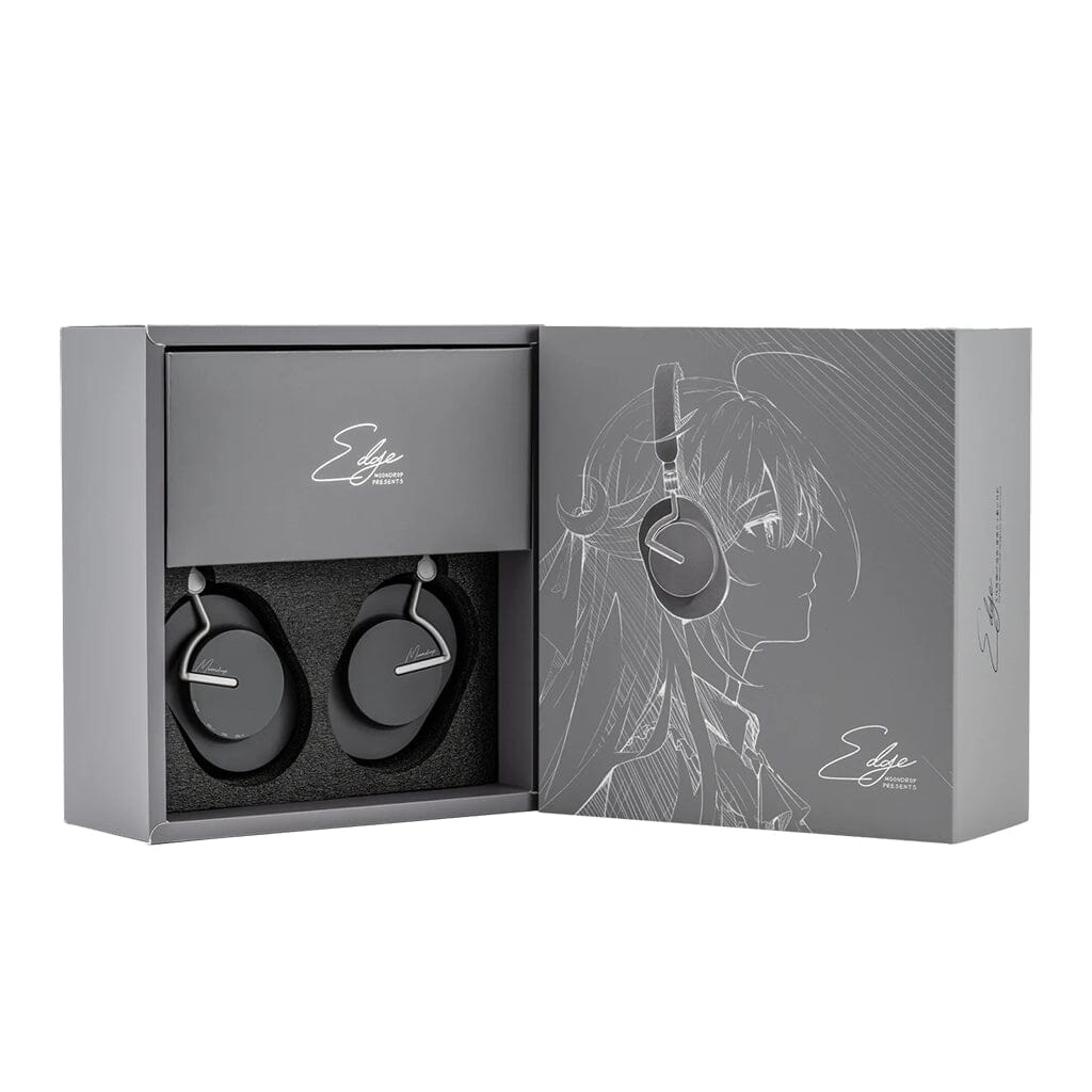 Moondrop Edge Wireless ANC Headphones - Bluetooth 5.0 Noise Cancelling Over-Ear Headset with 30H Playtime, Hi-Fi Sound for Travel, Work & Gaming